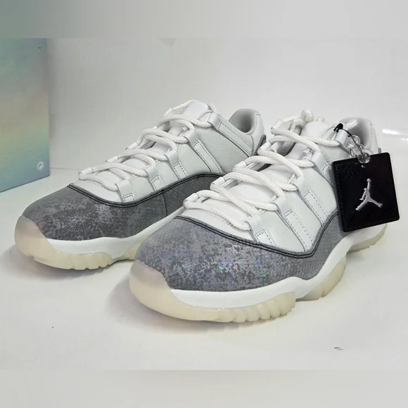 Air Jordan 11 'CNY Year of Snake' White Sneakers, Size 11HQ7000-001 BNIB